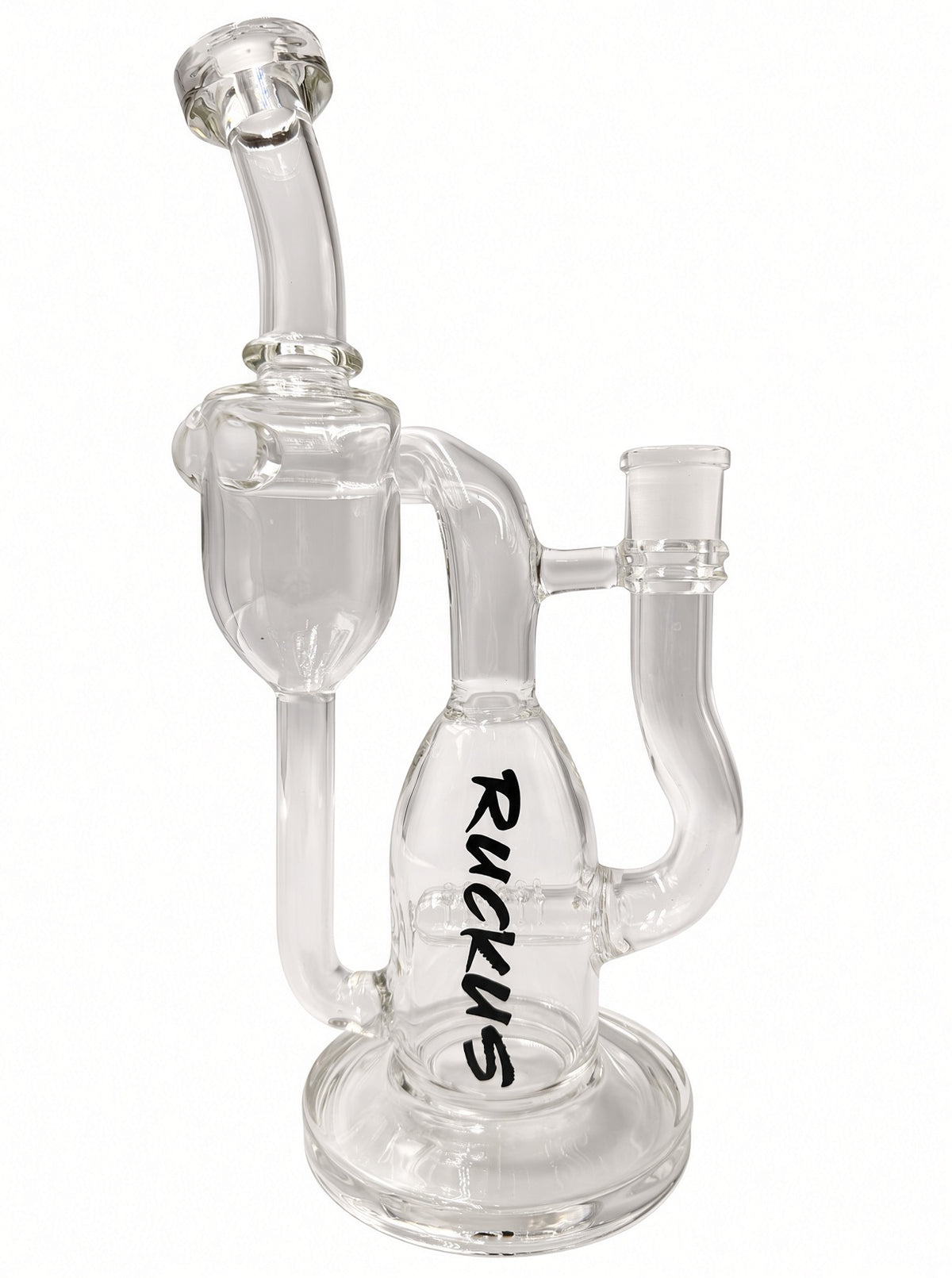 10" Ruckus Recycler Thick Borosilicate Glass