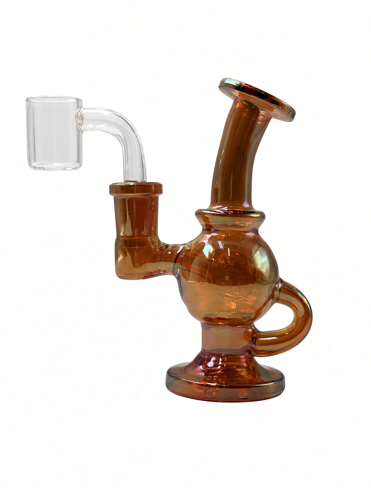 5" Electroplated Mini Rig w. Quartz Banger