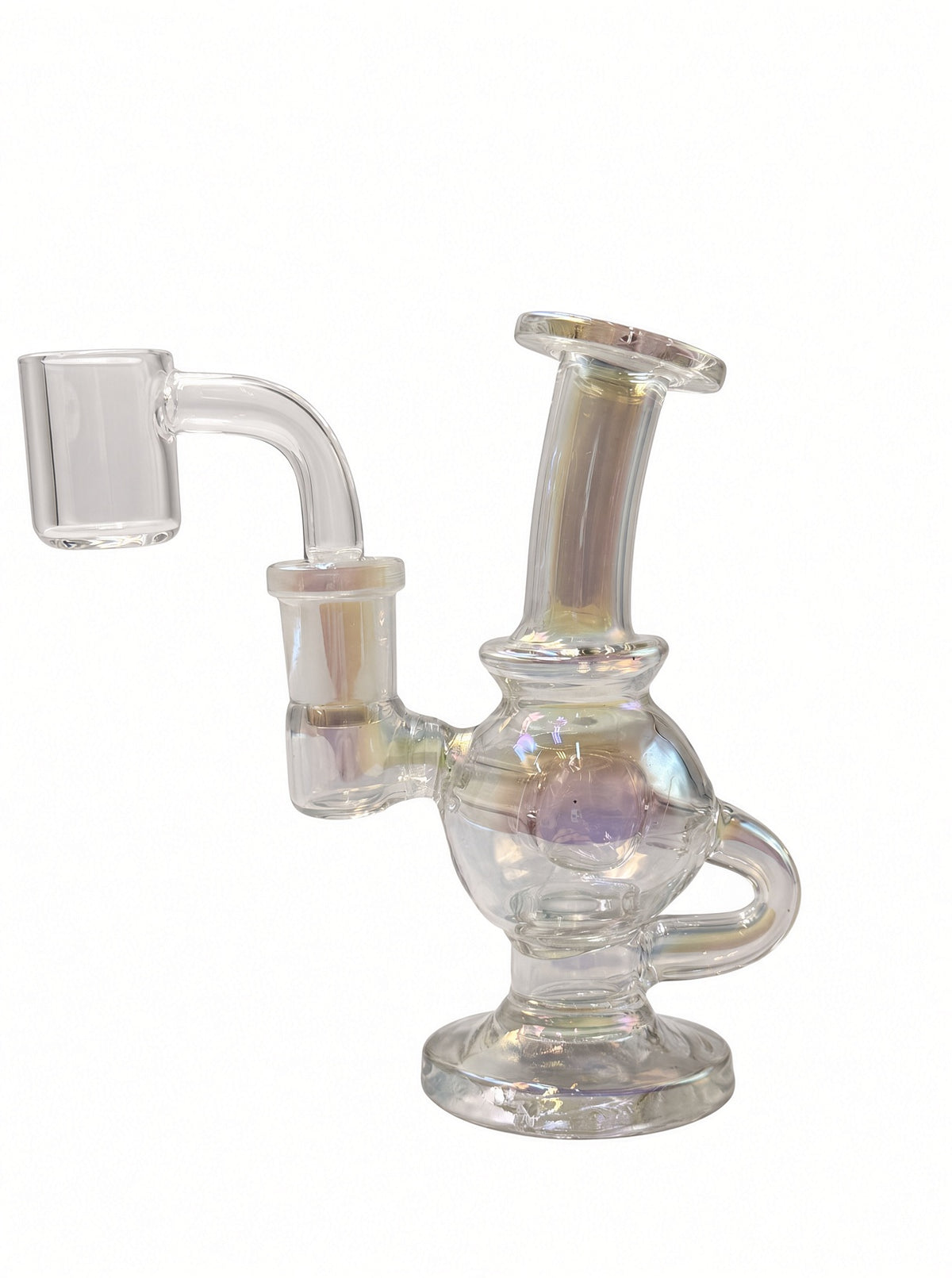 5" Electroplated Mini Rig w. Quartz Banger