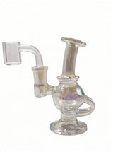 5" Electroplated Mini Rig w. Quartz Banger