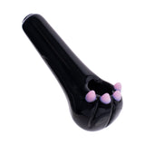 CAT PAW GLASS HAND PIPE