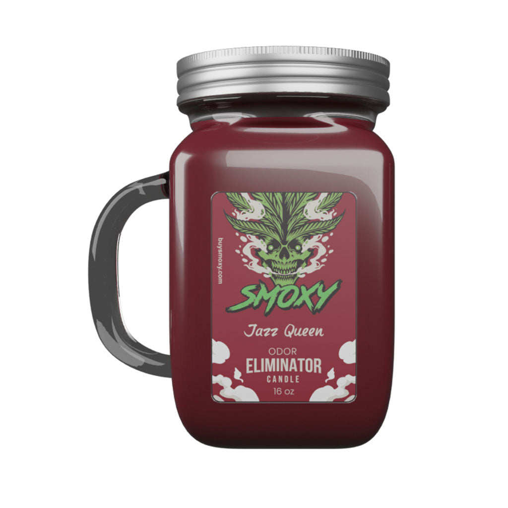 Jazz Queen Odor-Eliminating Candle from Fat Ass Glass