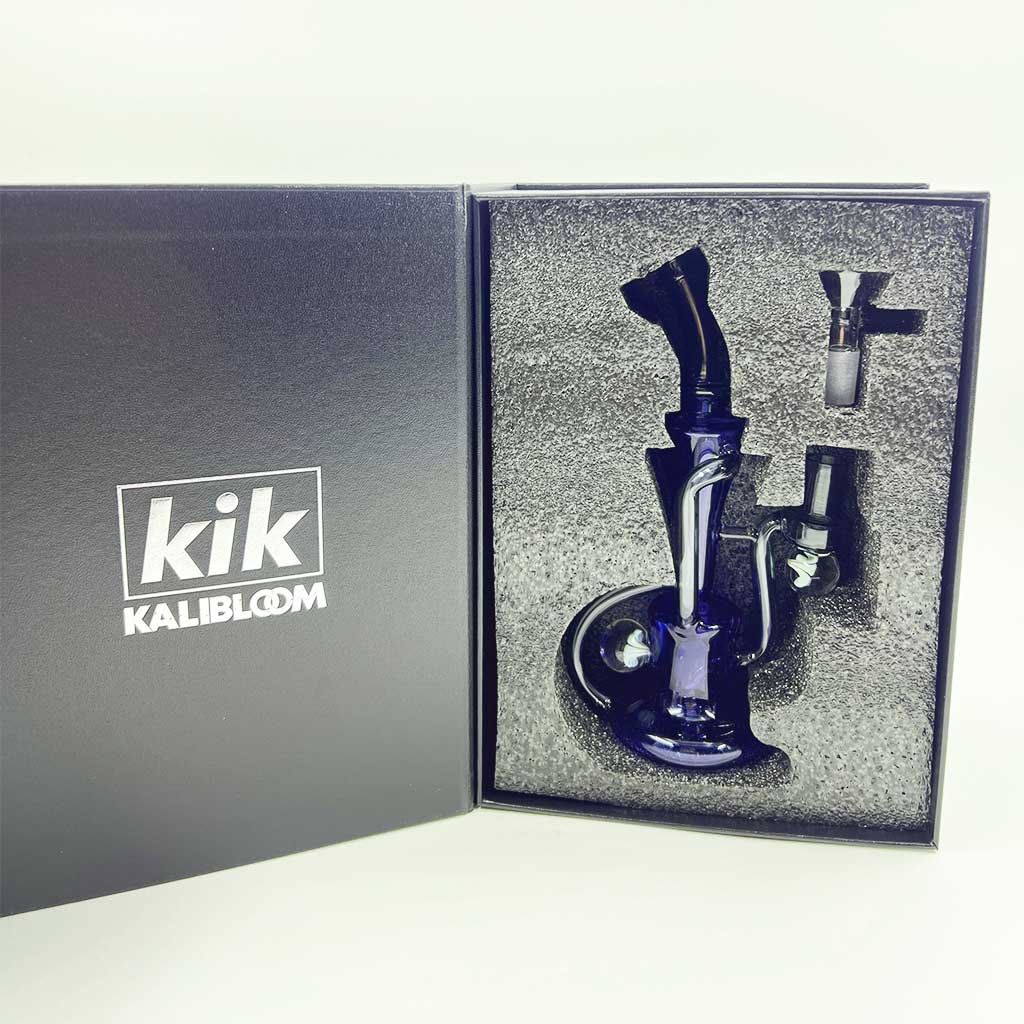 9" Kik Glass Marble Recycler Gift Set