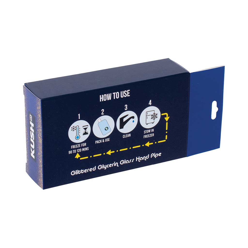 LIQUID GLITTER SQUARE HAND PIPE