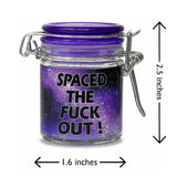 MINI SPACED THE FUCK OUT STORAGE JAR WITH CLAMPING LID