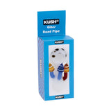 MUSHROOM CHARACTER GLASS HAND PIPE