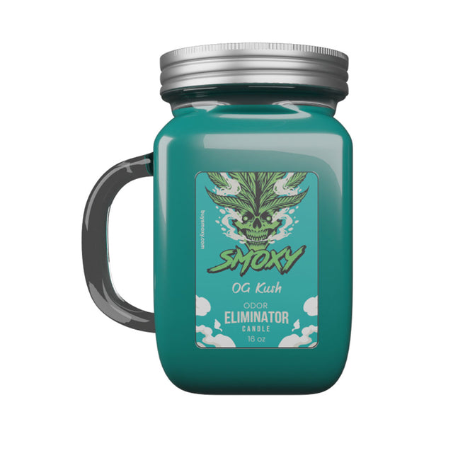 OG Kush Smoke Odor Candle in OG Kush color from Fat Ass Glass
