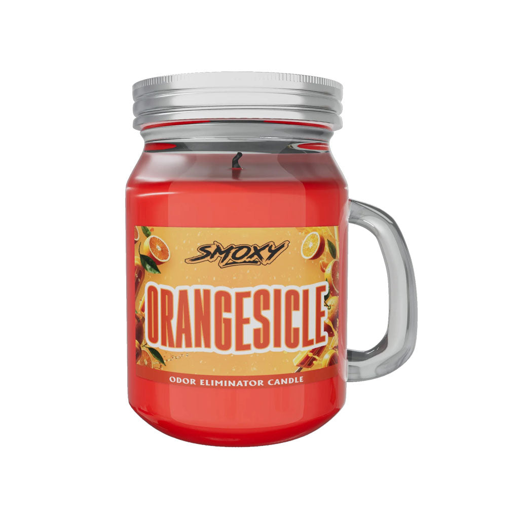 Orange Soda Smoke Odor Candle from Fat Ass Glass