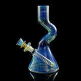 Order 7.3 inch fumed bong Phoenix Glass side view online 