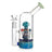 Green Phoenix glass dab rig with specialty perc for sale at Fat Ass Glass, in stock with fast shipping