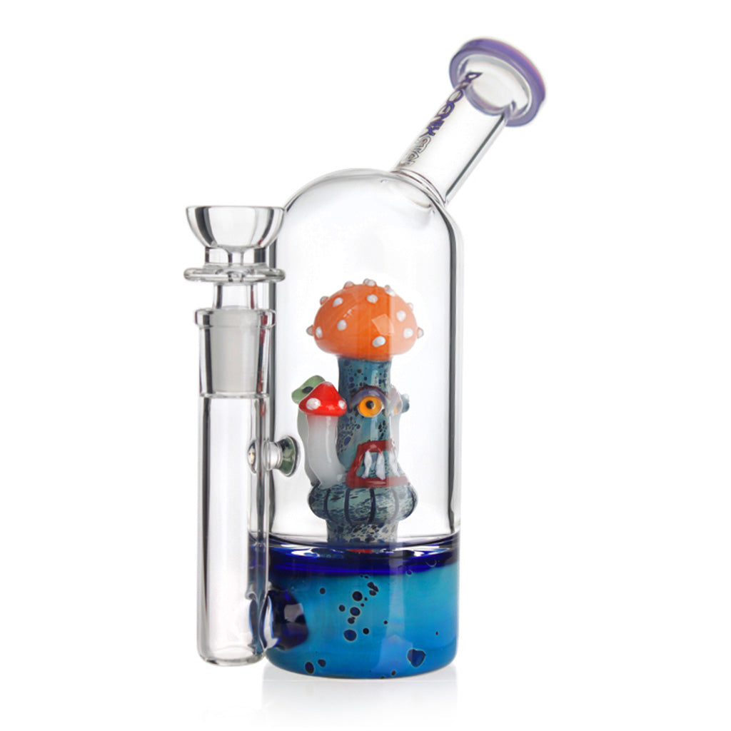Purple Phoenix glass dab rig with specialty perc for sale at Fat Ass Glass, in stock with fast shipping and secure checkout.
