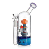 Purple Phoenix glass dab rig with specialty perc for sale at Fat Ass Glass, in stock with fast shipping and secure checkout.