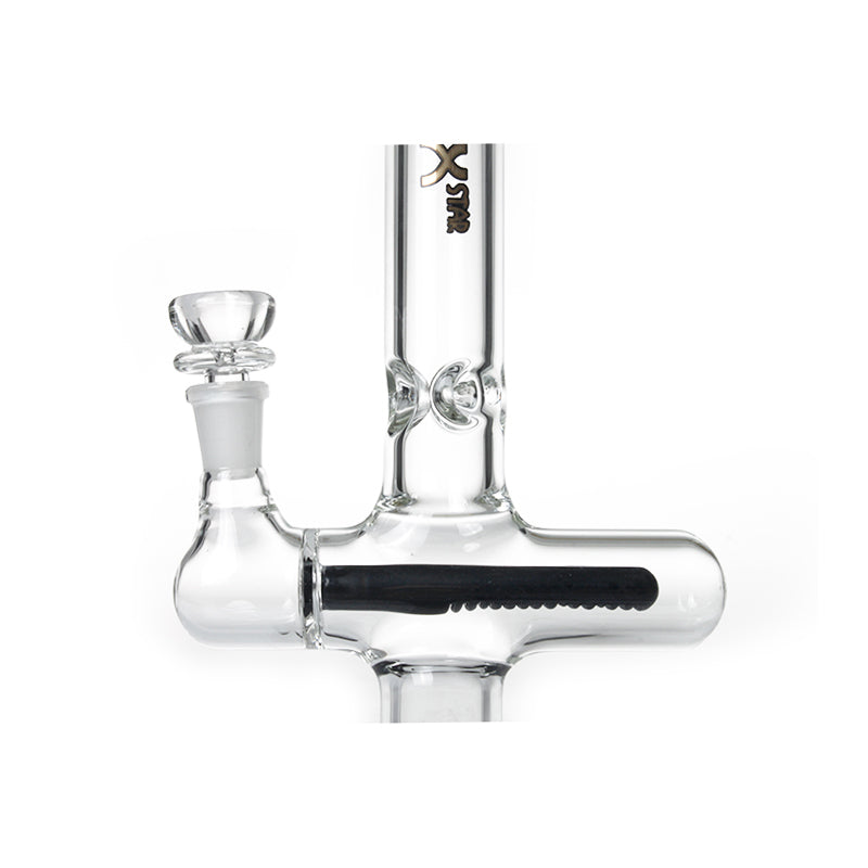 Buy Phoenix Star 12 inch Inline Perc glass bong with black perc online