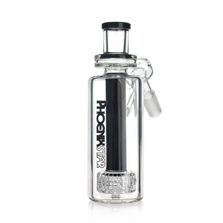 Black Phoenix Star matrix perc ash catcher with 14mm female to male joint and 45 degree angle.