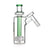 Green Phoenix Star matrix perc ash catcher with 14mm female to male joint and 45 degree angle.