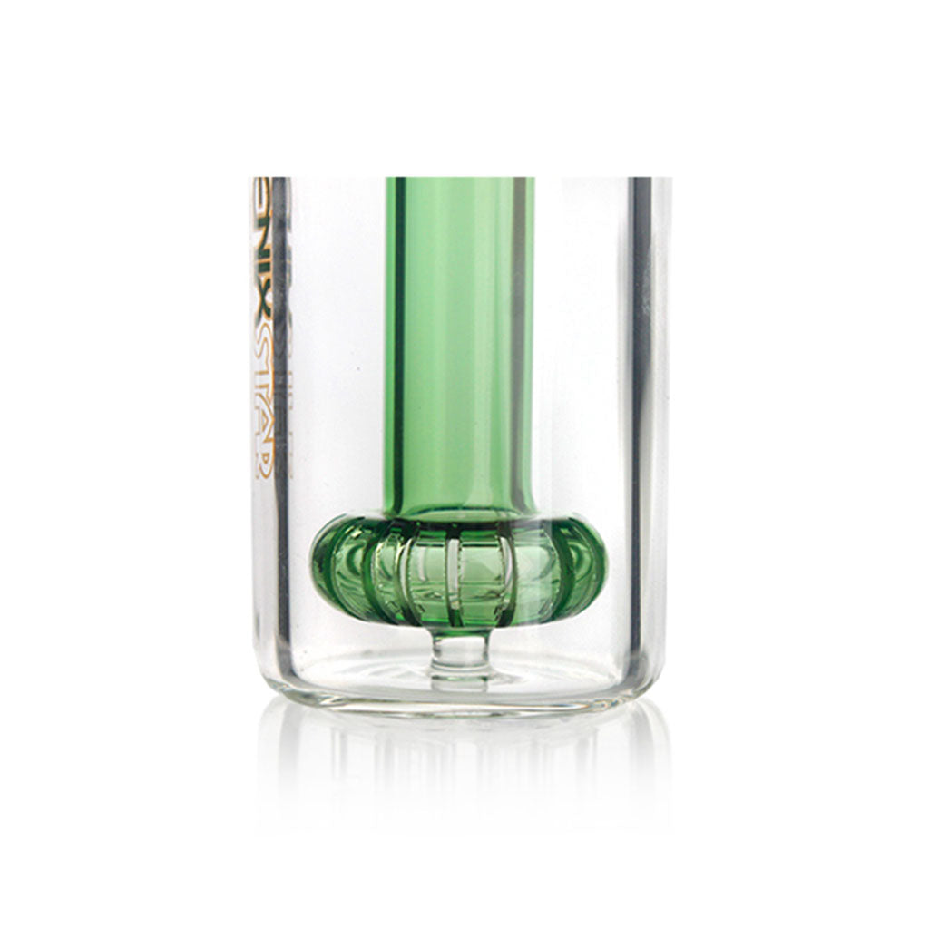 Green Phoenix Star showerhead perc ash catcher bottom