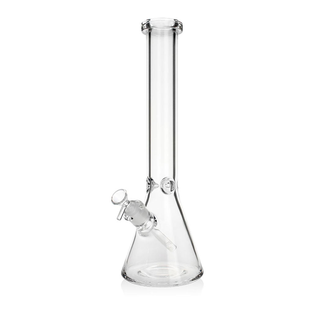 Buy Phoenix Star 7mm 15 inch thick beaker bong in clear – premium glass for sale at Fat Ass Glass 