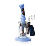 PHOENIX STAR 8.2 INCH RECYCLER MULTI COLORED WIG WAG DAB RAG