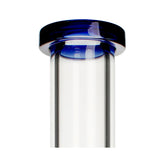 Phoenix Star beaker bong blue rim mouthpiece closeup – shop premium bongs