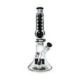 Black Phoenix Star glycerin condenser bong with 4 showerhead percs and wide base, premium glass water pipe for sale at Fat Ass Glass.
