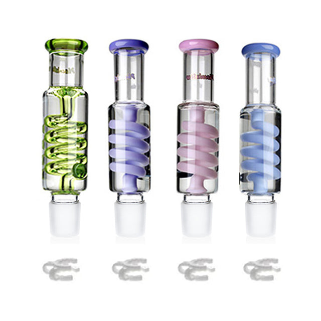 Green Phoenix Star freezable glycerin coil replacement upper tube for bongs, available now at Fat Ass Glass