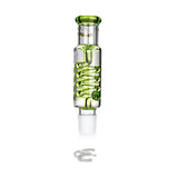 Green Phoenix Star freezable glycerin coil replacement upper tube for bongs, available now at Fat Ass Glass