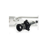 Buy 7mm Phoenix Star straight tube bong with black downstem – premium thick glass water pipe for sale 