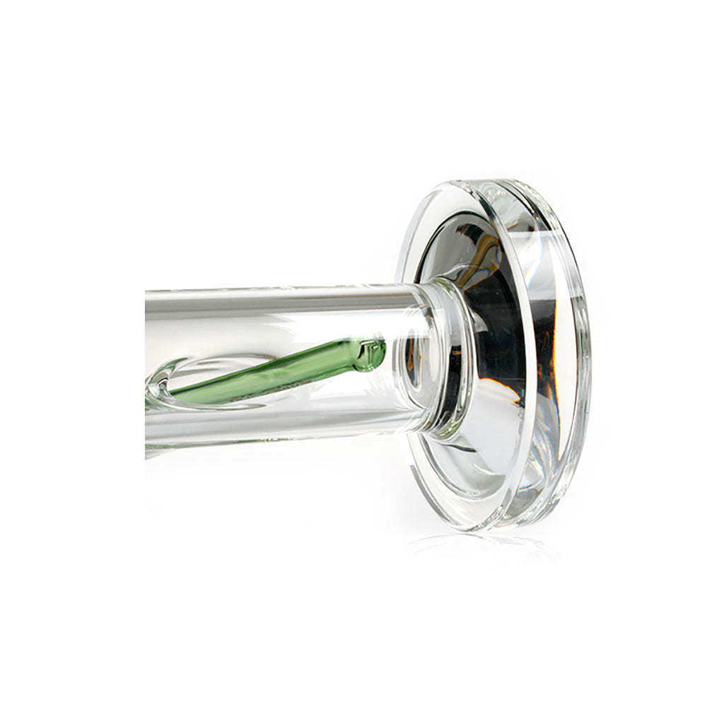 Durable 7mm Phoenix Star straight tube bong with green base – for sale online