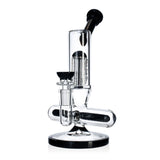 Black Phoenixstar glass bong with seven arm tree percolator for sale at Fat Ass Glass, in stock and ready to ship.