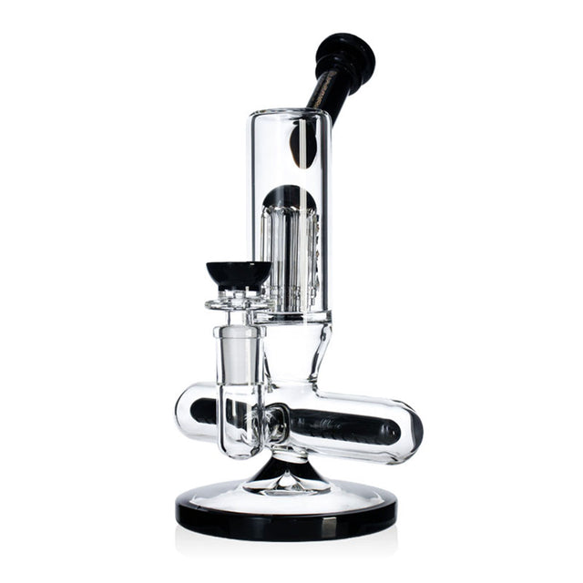 Black Phoenixstar glass bong with seven arm tree percolator for sale at Fat Ass Glass, in stock and ready to ship.