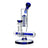 Blue Phoenixstar glass bong with seven arm tree percolator to buy online at Fat Ass Glass with fast shipping.