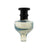 Pointed Dome Carb Cap In Blue Two-Tone Glass Front View Available At Fat Ass Glass