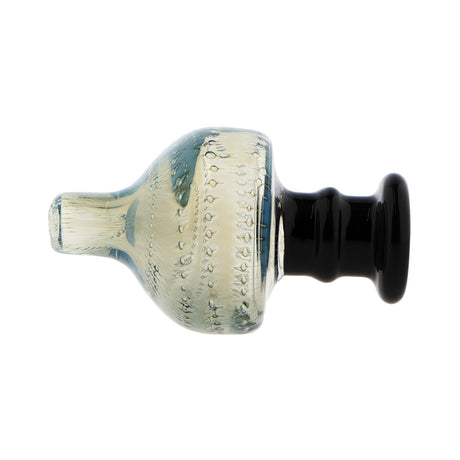 Pointed Dome Carb Cap In Blue Two-Tone Glass Side View Available At FGC