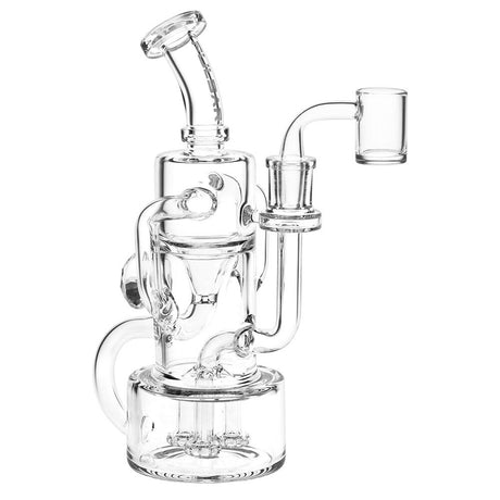 Pulsar Debonaire Diamond Triple Perc Glass Recycler Dab Rig | 9" | 14mm F