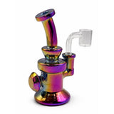 PEARLESCENT AMBER BROWN MINI DAB RIG