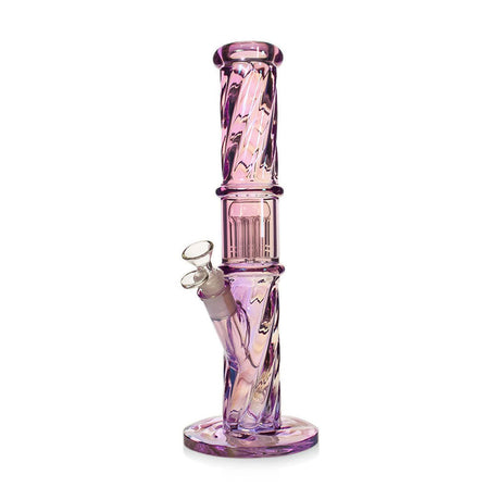 TWISTED TREE PERC STRAIGHT TUBE BONG