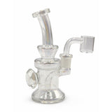 PEARLESCENT AMBER BROWN MINI DAB RIG