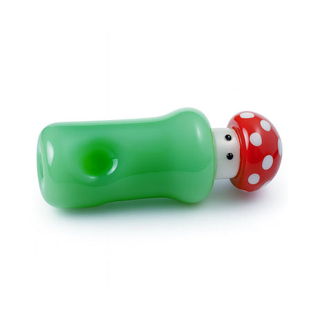 RED TOP MUSHROOM GREEN HAND PIPE