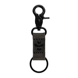 REVELRY SUPPLY LEATHER SWIVEL CLIP KEYCHAIN
