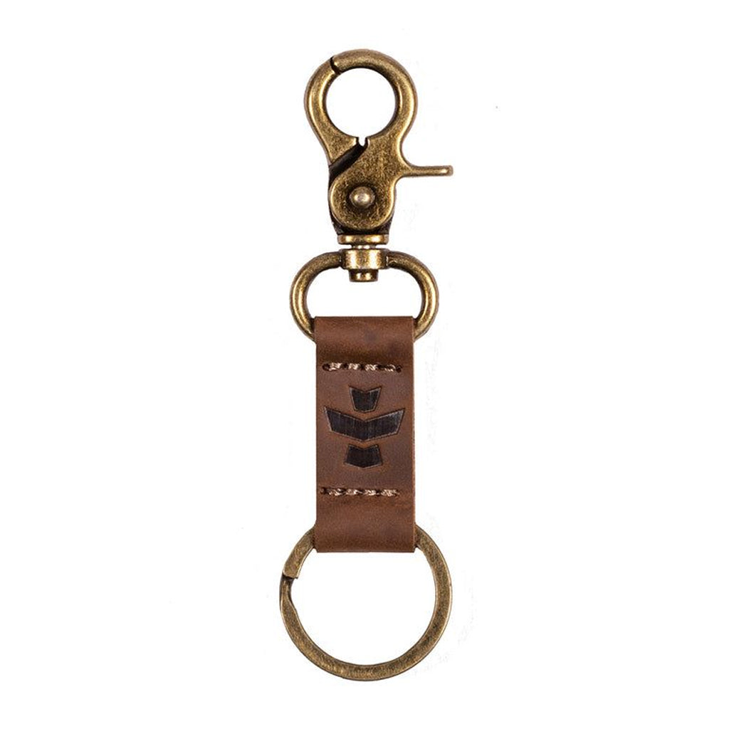 REVELRY SUPPLY LEATHER SWIVEL CLIP KEYCHAIN