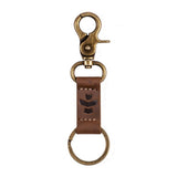 REVELRY SUPPLY LEATHER SWIVEL CLIP KEYCHAIN