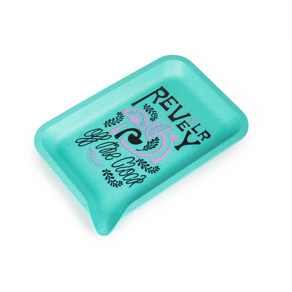 REVELRY SUPPLY MINI ROLLING TRAY WITH FUNNEL CORNER