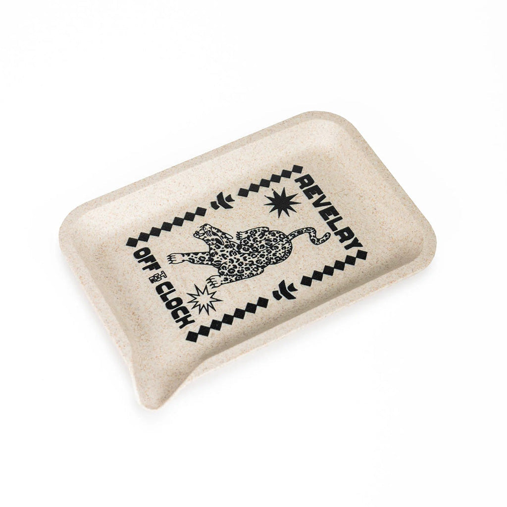 REVELRY SUPPLY MINI ROLLING TRAY WITH FUNNEL CORNER