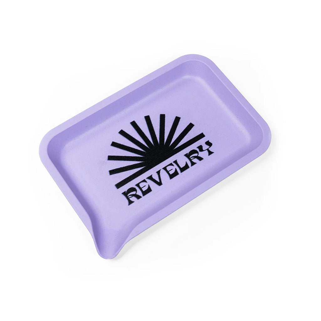 REVELRY SUPPLY MINI ROLLING TRAY WITH FUNNEL CORNER