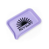 REVELRY SUPPLY MINI ROLLING TRAY WITH FUNNEL CORNER