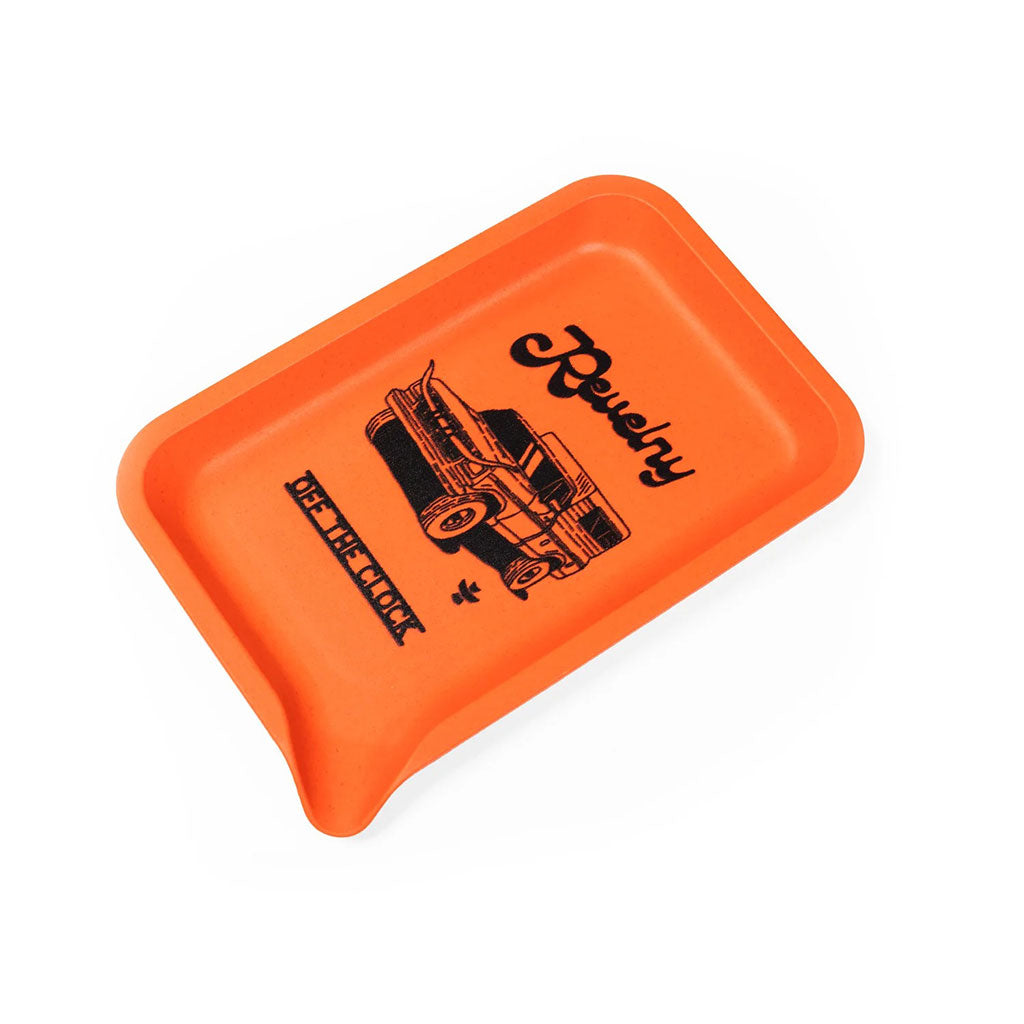 REVELRY SUPPLY MINI ROLLING TRAY WITH FUNNEL CORNER