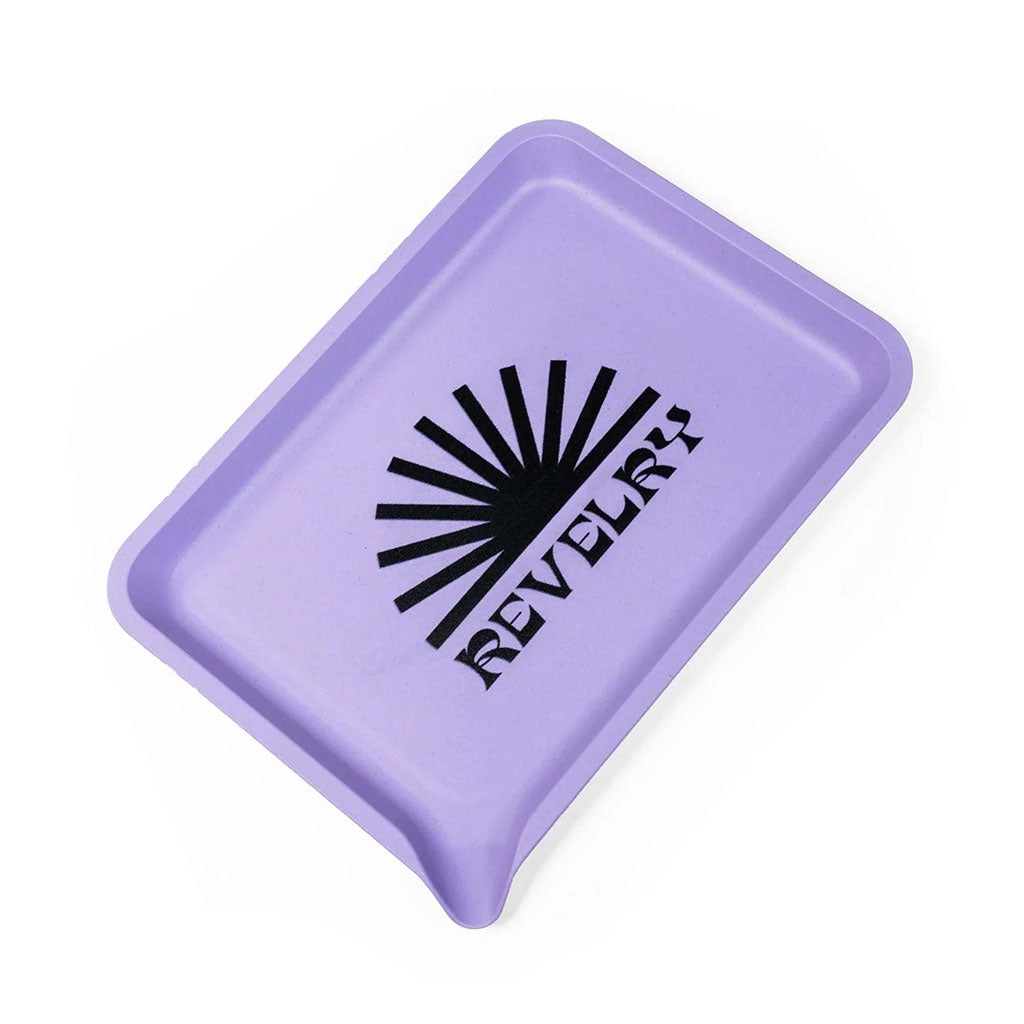 REVELRY SUPPLY ROLLING TRAY WITH FUNNEL CORNER