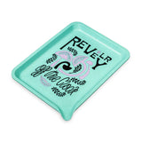 REVELRY SUPPLY ROLLING TRAY WITH FUNNEL CORNER