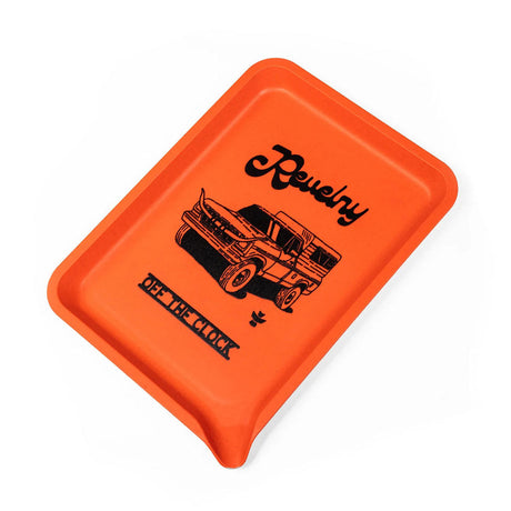 REVELRY SUPPLY ROLLING TRAY WITH FUNNEL CORNER