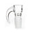 Clear Sovereignty glass slide bowl piece with handle for sale at Fat Ass Glass, order online today.